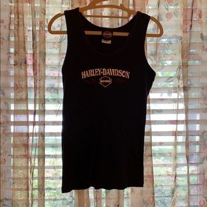Harley Davidson tank top extra large dark blue